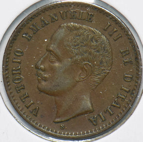 Italy 1903 Vittorio Emanuele III 2 Centesimi 292615 combine shipping