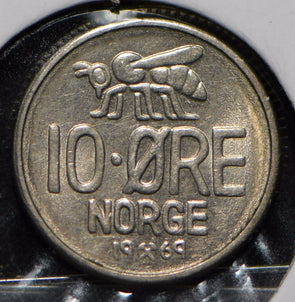 Norway 1969 10 Ore Honey Bee animal  900283 combine shipping