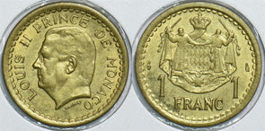 Monaco 1945 Franc 198403 combine shipping