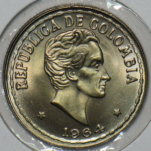 Colombia 1964 20 Centavos Eagle animal 196085 combine shipping