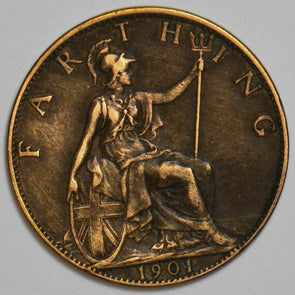 Great Britain 1901 Farthing 153202 combine shipping