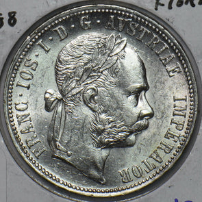 Austria 1888 Florin Eagle 490886 combine shipping