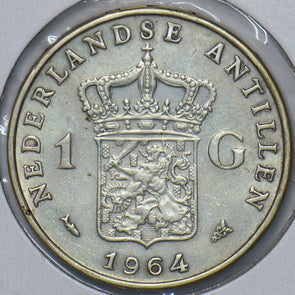 Netherlands Antilles 1964 Gulden Lion animal 150809 combine shipping