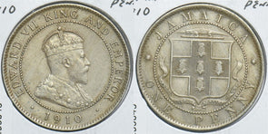 Jamaica 1910 Penny 299049 combine shipping