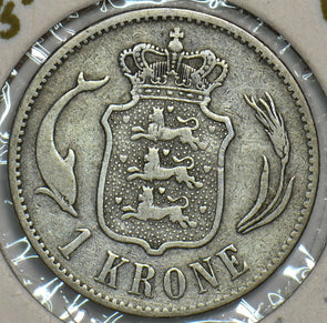 Denmark 1875 Krone Dolphin animal 240642 combine shipping