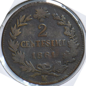Italy 1861 2 Centesimi  901903 combine shipping