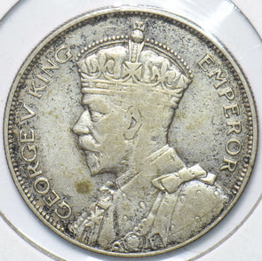 New Zealand 1934 1/2 Crown Ram animal George V 150577 combine shipping