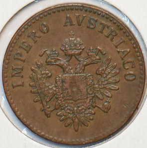 Italian States 1852 V 5 Centesimi Lombardy-Venetia 295936 combine shipping