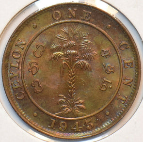 Ceylon 1945 Cent 193961 combine shipping
