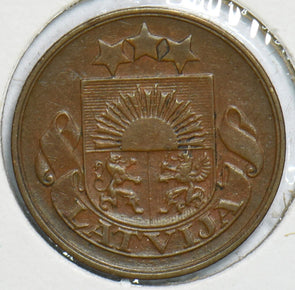 Latvia 1922 2 Santimi 240950 combine shipping