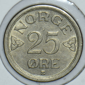 Norway 1953 25 Ore 190858 combine shipping