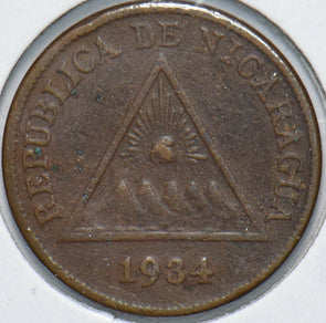 Nicaragua 1934 Centavo 293517 combine shipping