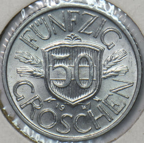 Austria 1947 50 Groschen  901874 combine shipping