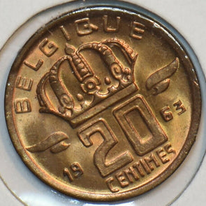 Belgium 1963 20 Centimes 152032 combine shipping