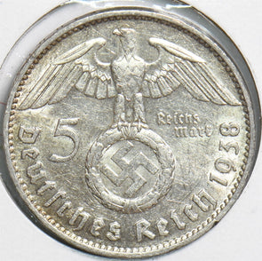 Germany 1938 J 5 Reichsmark Eagle 240547 combine shipping