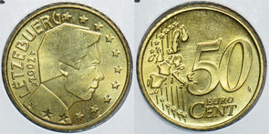 Luxembourg 2002 50 Cents 904787 combine shipping