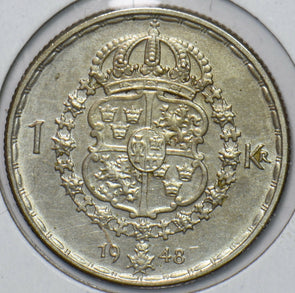 Sweden 1948 Krona 150839 combine shipping