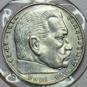 Germany 1938 2 Reichsmark Eagle animal 240365 combine shipping
