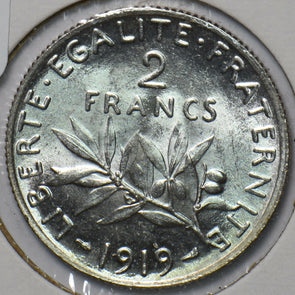France 1919 2 Francs 294179 combine shipping