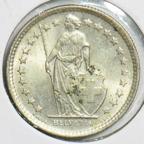 Switzerland 1962 1/2 Franc 240603 combine shipping