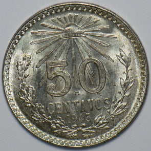 Mexico 1945 50 Centavos Eagle animal 193555 combine shipping