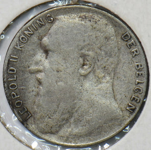 Belgium 1901 50 Centimes Lion animal 150681 combine shipping