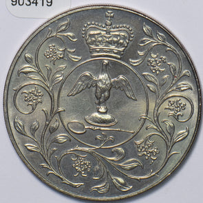 United Kingdom 1977 25 New Pence Horse animal Anniversary of Accession 903419 co