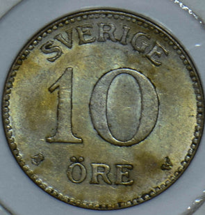 Sweden 1919 10 Ore 290561 combine shipping