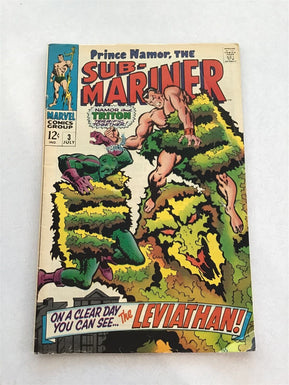 Marvel comics Prince Namor The Sub Mariner issue #3 July 1968 
