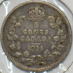 Canada 1911 5 Cents 903564 combine shipping