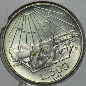 Italy 1965 500 Lira 296753 combine shipping