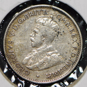 Australia 1934 3 Pence Kangaroo animal Emu  191345 combine shipping