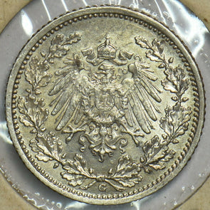 Germany 1908 1/2 Mark Eagle animal 298265 combine shipping