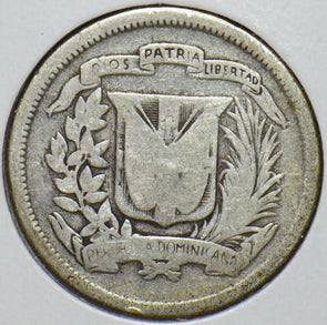Dominican Republic 1944 25 Centavos 194880 combine shipping
