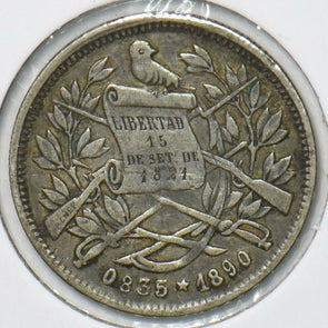 Guatemala 1890 Real 295564 combine shipping
