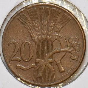 Czechoslovakia 1949 20 Haleru Lion animal 152738 combine shipping