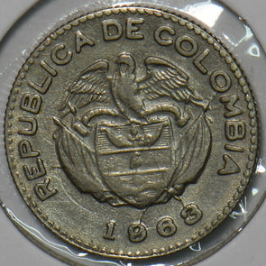 Colombia 1963 10 Centavos Eagle animal 152138 combine shipping