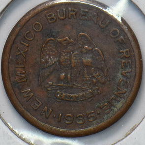 Mexico 1935 Tax Token Five MIlls 293073 combine shipping