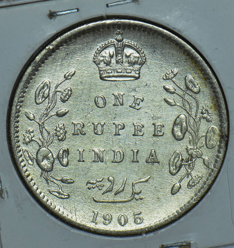 British India 1905 Rupee 190800 combine shipping