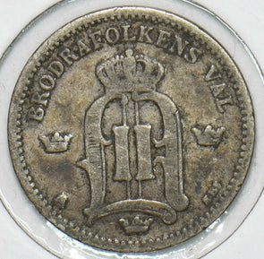 Sweden 1890 25 Ore 152752 combine shipping