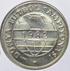 Turkey 1982 100 Lira 1982 World Cup 295381 combine shipping