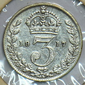Great Britain 1917 3 Pence/Threepence 197374 combine shipping