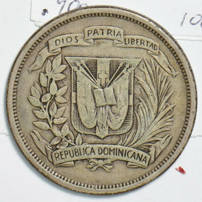Dominican Republic 1944 1/2 Peso 298151 combine shipping