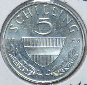 Austria 1965 5 Schilling Horse animal Proof 192858 combine shipping