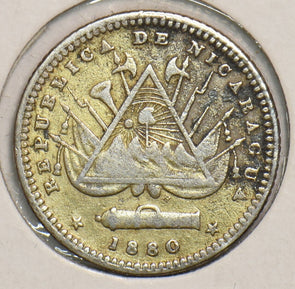 Nicaragua 1880 10 Centavos 199139 combine shipping