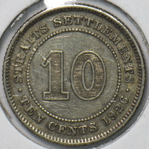 Straits Settlements 1926 10 Cents 193485 combine shipping