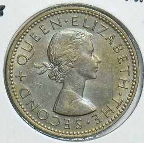 New Zealand 1958 Shilling 197932 combine shipping