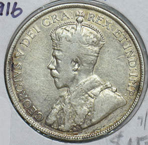 Canada 1916 50 Cents 298657 combine shipping
