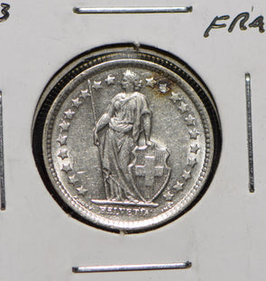 Switzerland 1963 1/2 Franc  191734 combine shipping