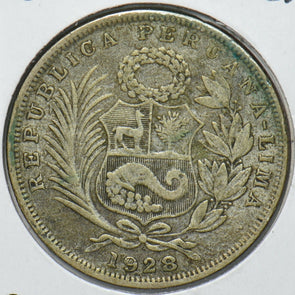 Peru 1928 1/2 Sol 295713 combine shipping